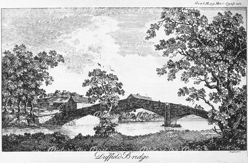 Dufffield Bridge across the River Derwent, Makeney Road, Duffield, 1794