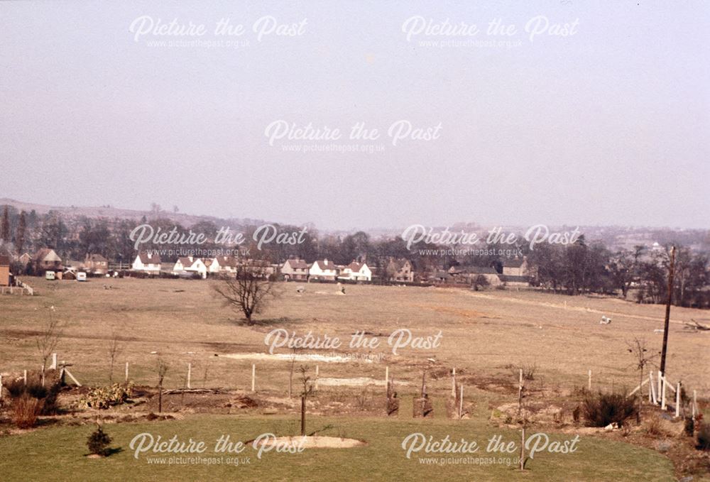 Hall Farm and Meadows before Development, Duffield, 1962