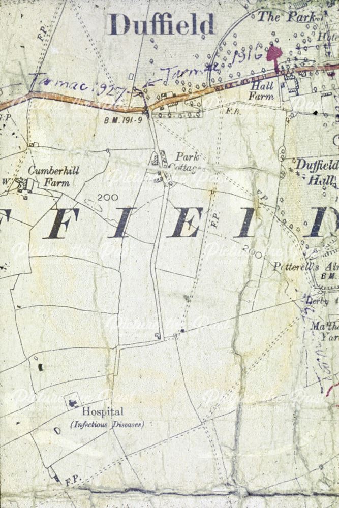 Duffield Ordenence Survey Map of 1900