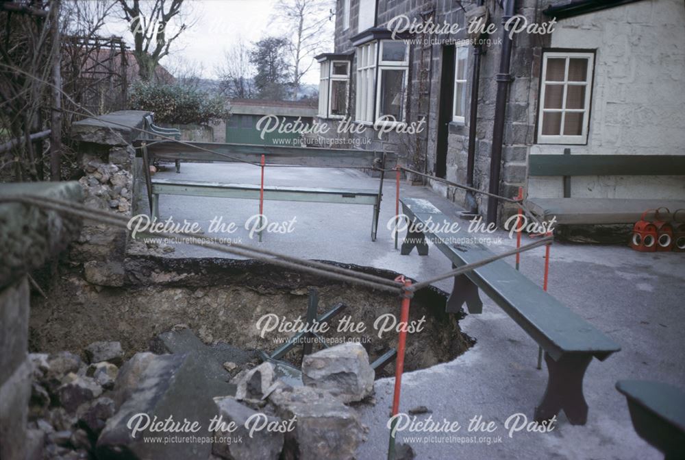 Subsidence at New Inn, Duffield, 1963