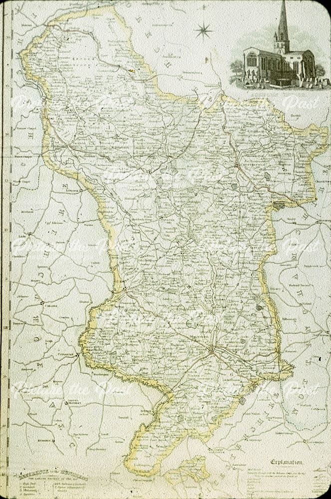 Map of Derbyshire by Pigot?