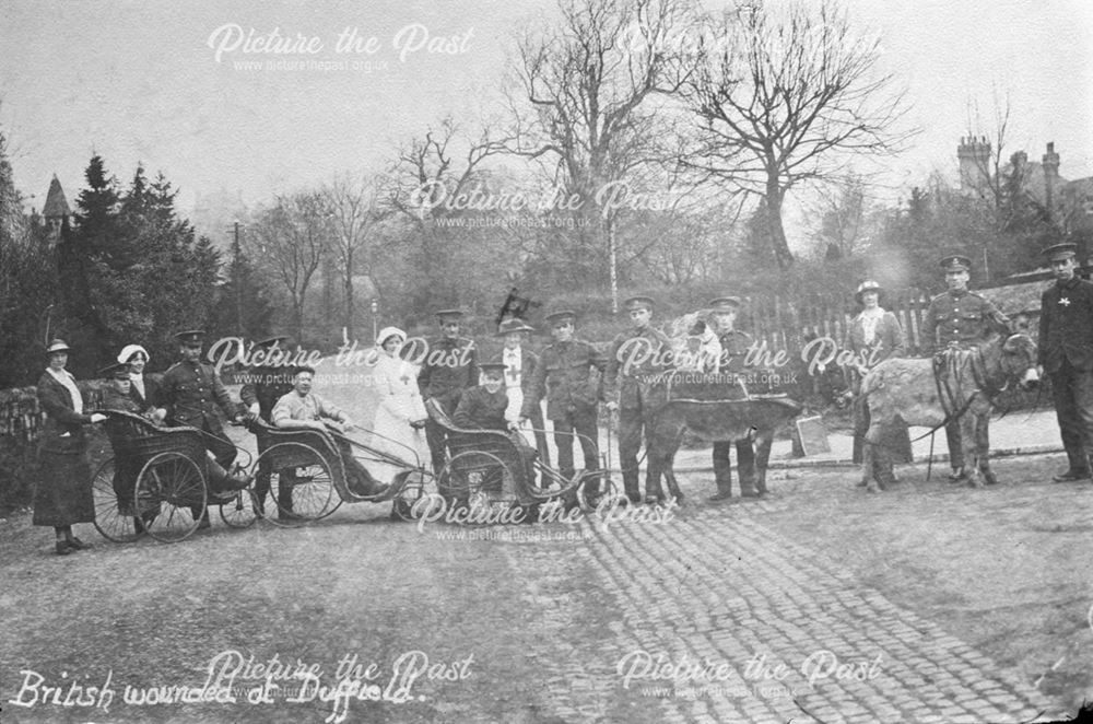 British Wounded at Duffield, c 1910s-20s