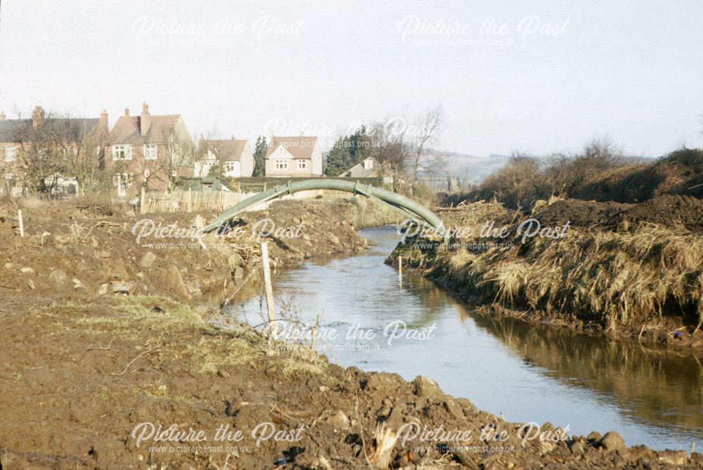 Ecclesbourne Flood Scheme, Duffield, 1974-76