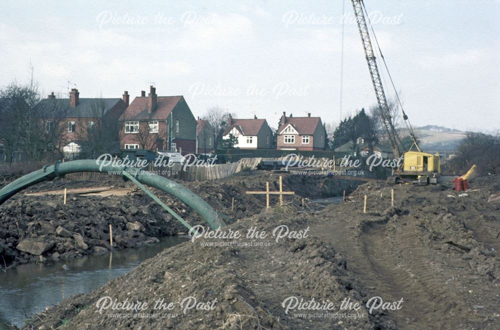 Ecclesbourne Flood Scheme, Duffield, 1974-76