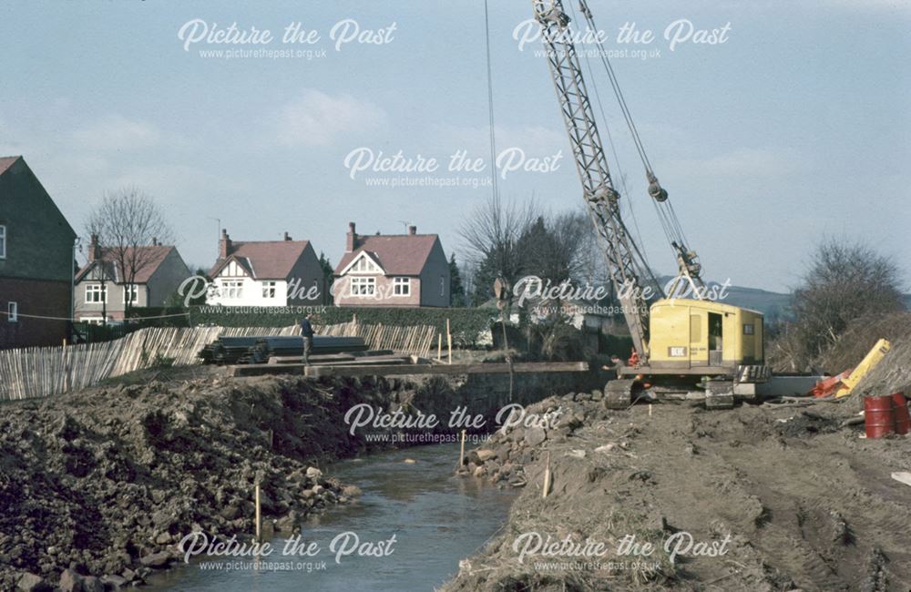 Ecclesbourne Flood Scheme, Duffield, 1974-76