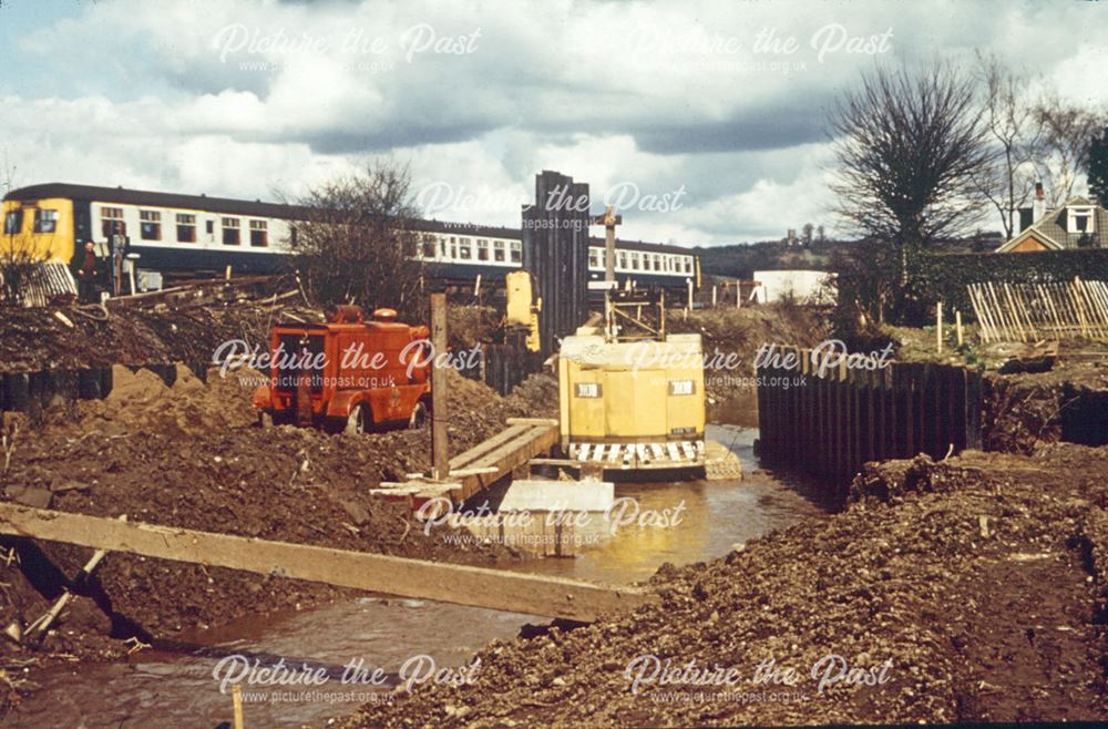 Ecclesbourne Flood Scheme, Duffield, 1974-76