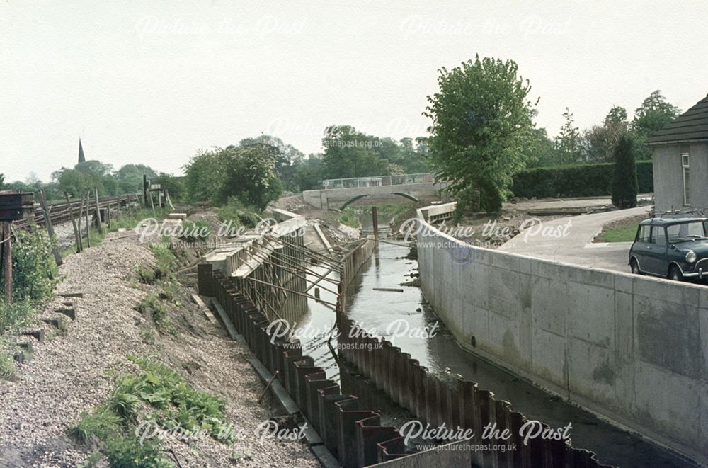 Ecclesbourne Flood Scheme, Duffield, 1974-76