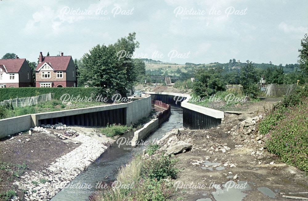 Ecclesbourne Flood Scheme, Duffield, 1974-76