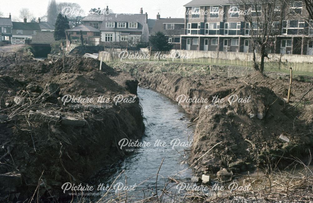 Ecclesbourne Flood Scheme, Duffield, 1974-76