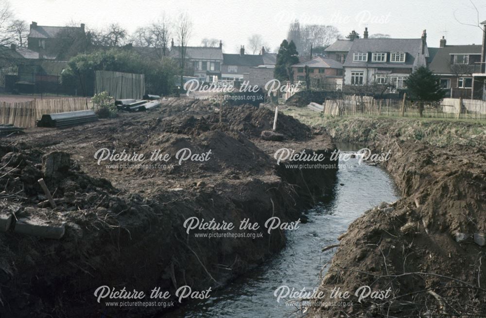 Ecclesbourne Flood Scheme, Duffield, 1974-76