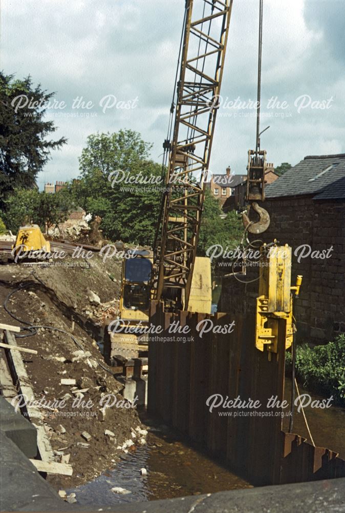 Ecclesbourne Flood Scheme, Duffield, 1974-76