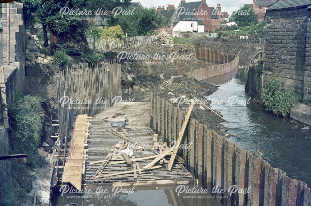 Ecclesbourne Flood Scheme, Duffield, 1974-76