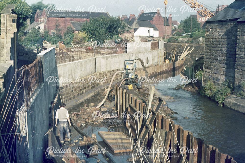 Ecclesbourne Flood Scheme, Duffield, 1974-76