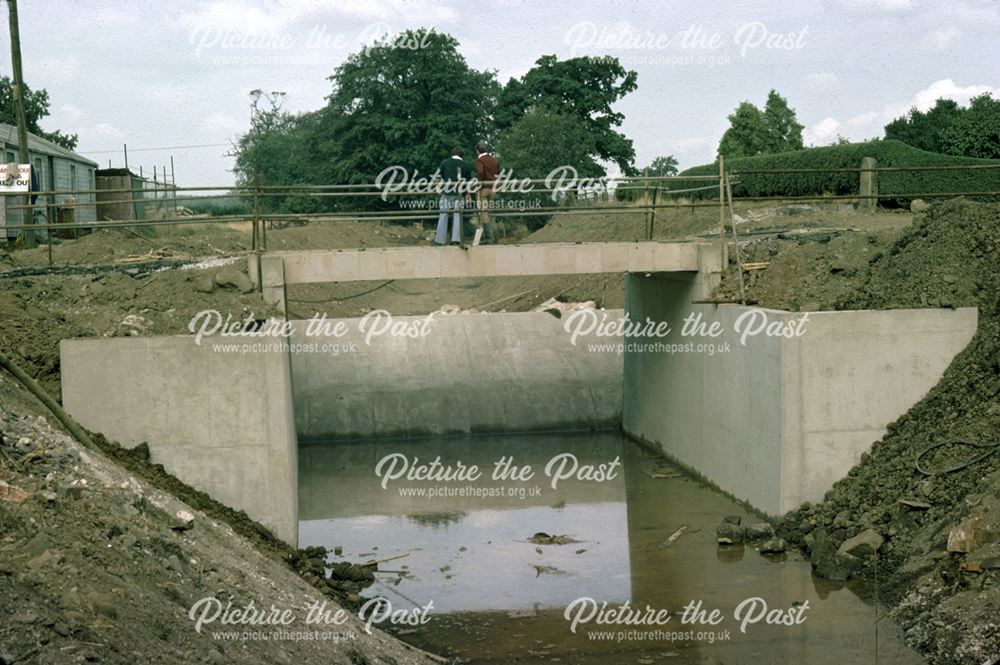 Ecclesbourne Flood Scheme, Duffield, 1974-76