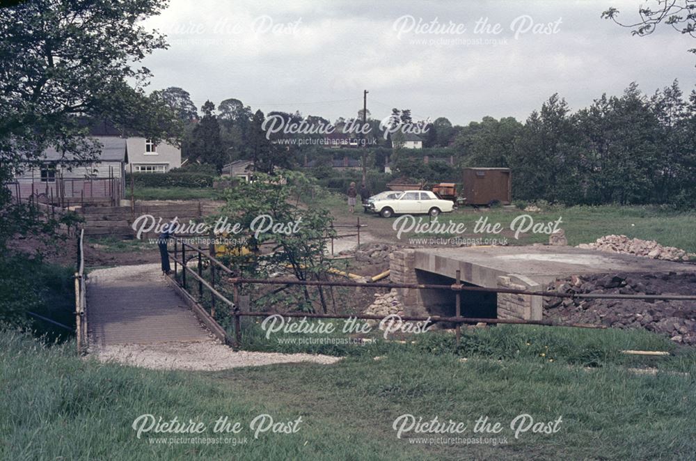 Ecclesbourne Flood Scheme, Duffield, 1974-76