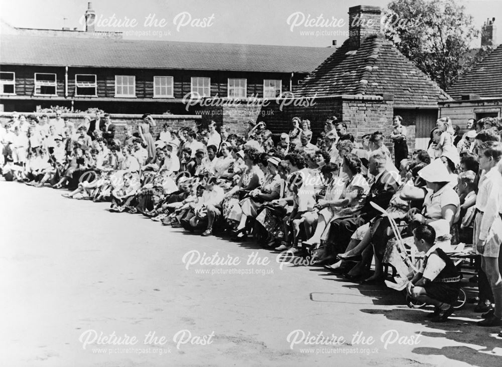 Open Day Gymnastics at Ripley County Senior Boys School, c 1954