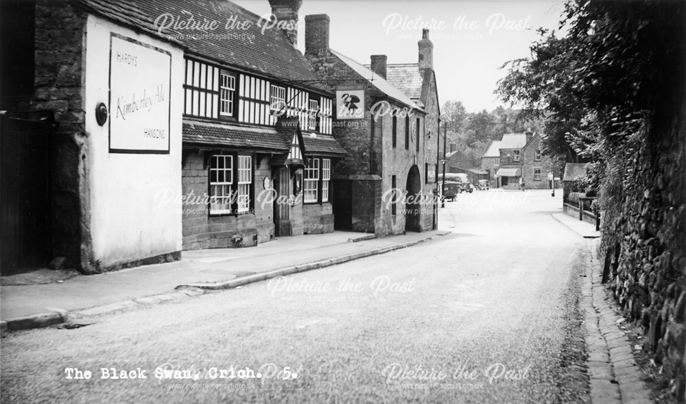 The Black Swan, Bowns Hill, Crich, c 1950s ?