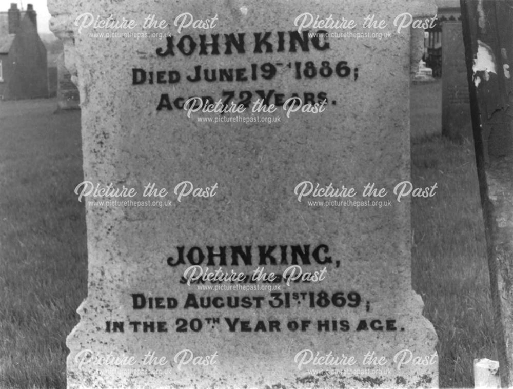 Grave of John King, Park Lane, Pinxton