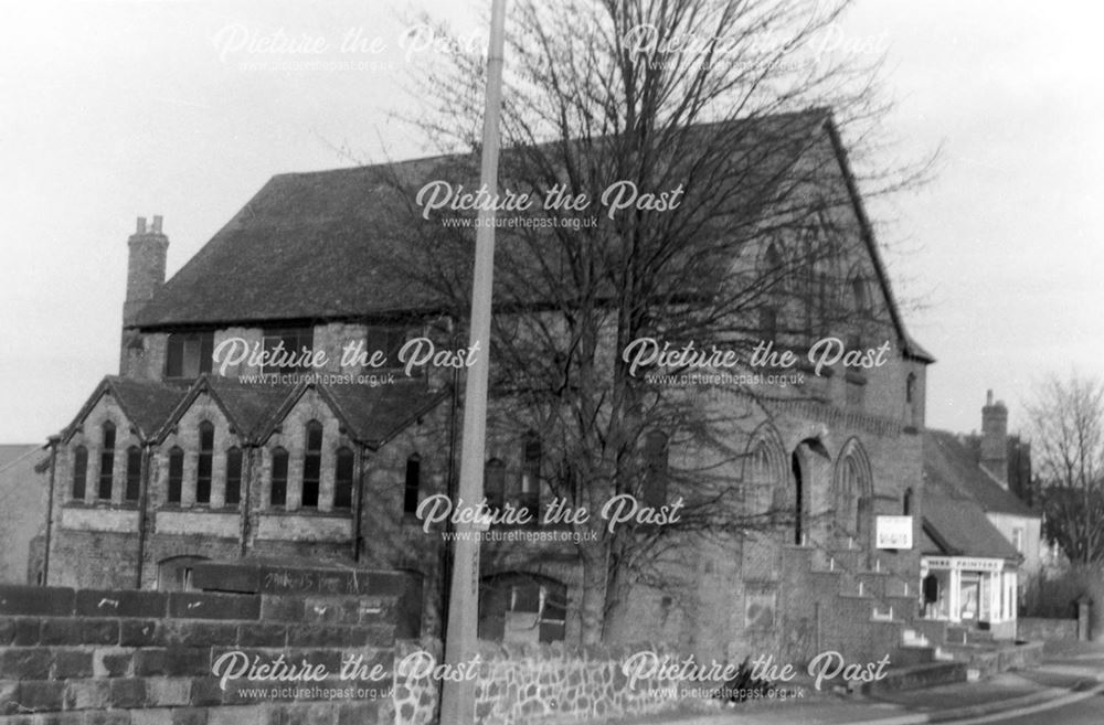 Methodist Church, corner of Argyll Road and Nottingham Road, Ripley, early 1980s