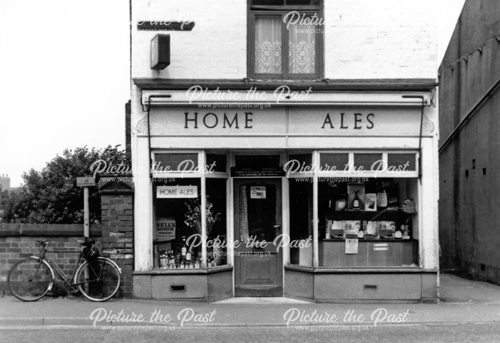 'Home Ales', Nottingham Road, Ripley, 1960s?