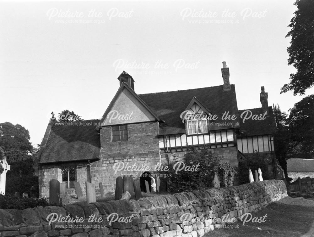 All Saints Church, Dale Abbey, c 1950s