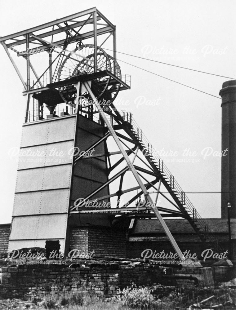 No 2 upcast shaft head, Denby Hall Colliery, Park Hall Road, Denby, c 1950s?