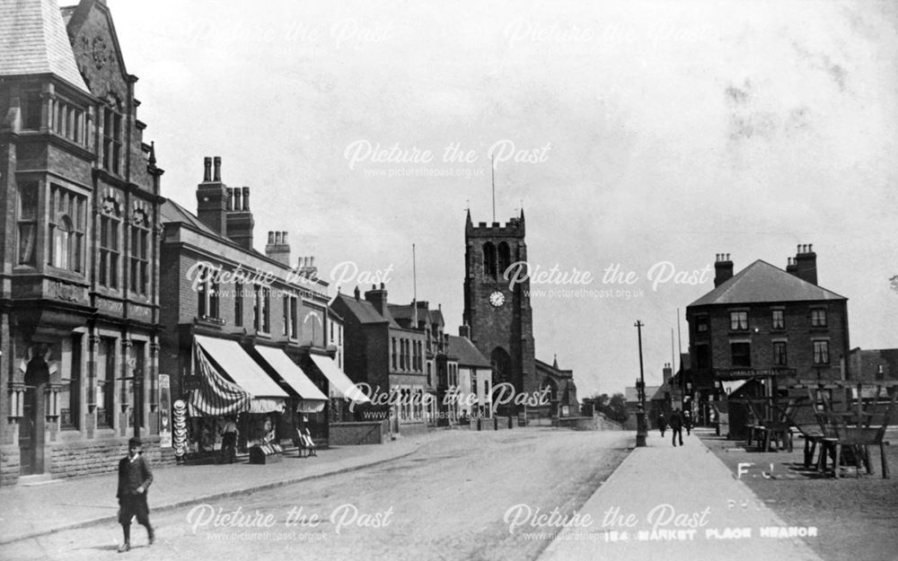 Church and Market Place, Heanor, pre 1913
