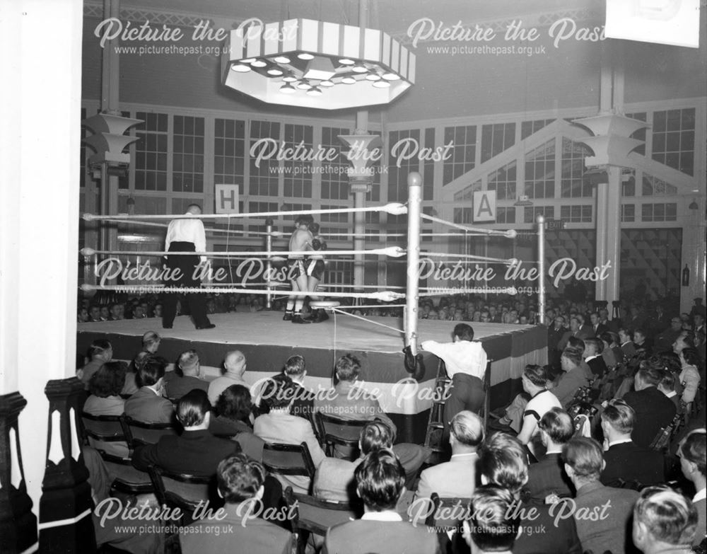 A Boxing Match, Pavilion Gardens, Buxton