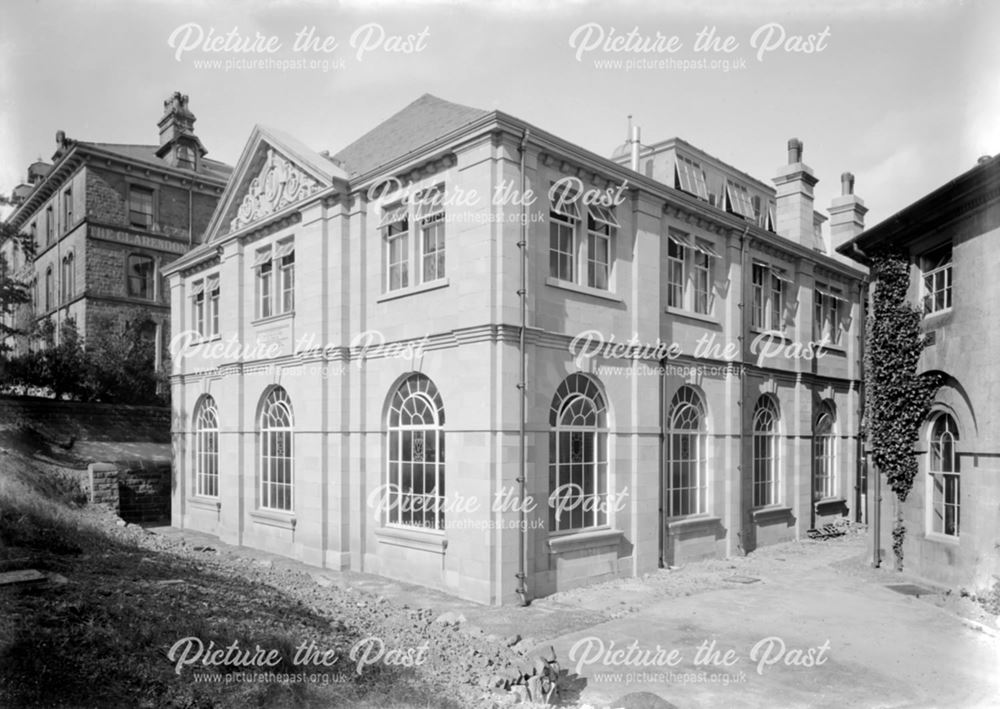 New wing shortly after completion - Devonshire Royal Hospital, Buxton,