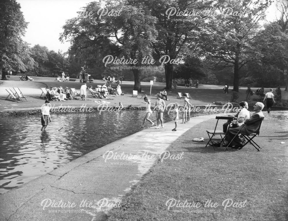 Children Paddling in the River Wye - Pavilion Gardens, Buxton
