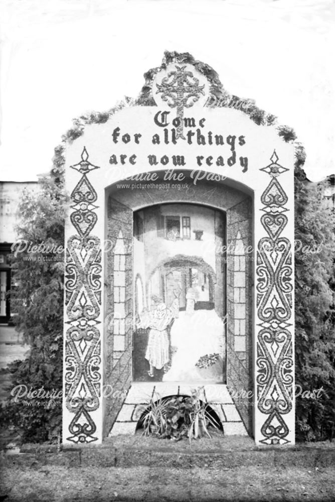 Well dressing, Buxton Market Place