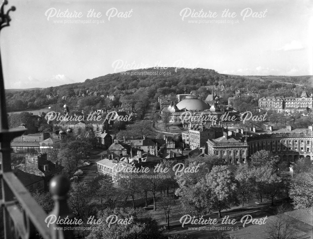 The Devonshire Royal Hospital viewed from the top of the Town Hall