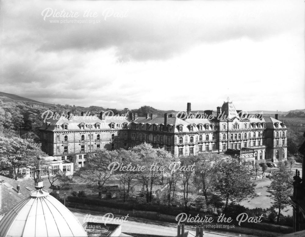 The Palace Hotel looking from the Devonshire Royal Hospital Roof