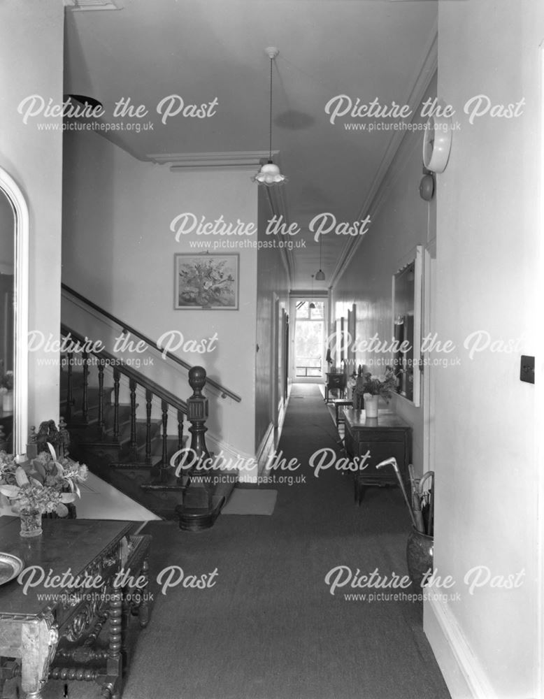 Hall, and stairs, Evelyn Devonshire Red Cross Residential Home