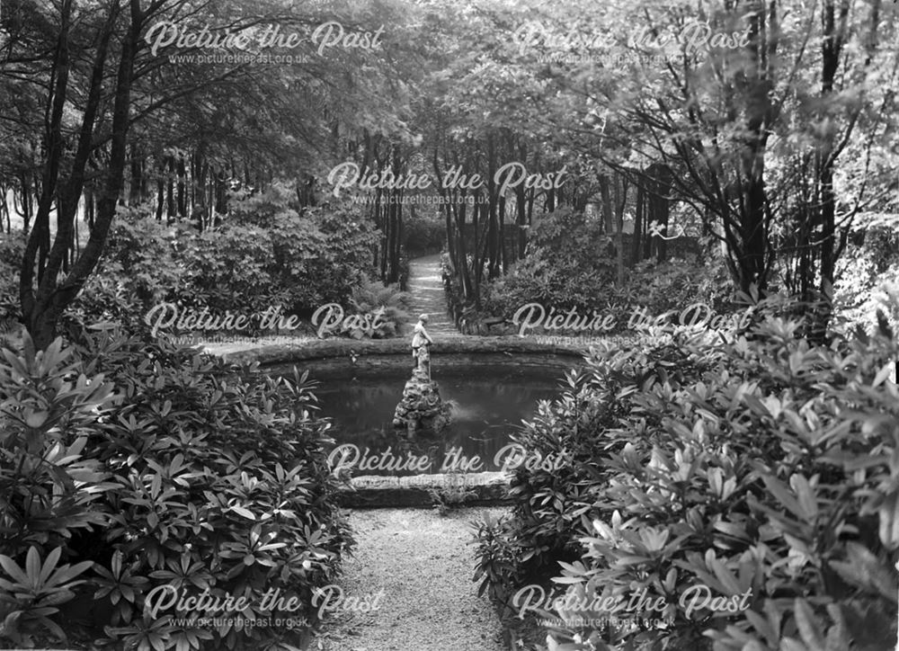 Whitehall -garden with ornamental pond