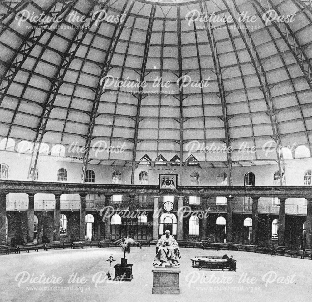 Interior of Devonshire Hospital, Buxton, c 1903