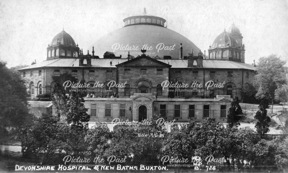 Devonshire Hospital and new baths, Buxton, post 1913