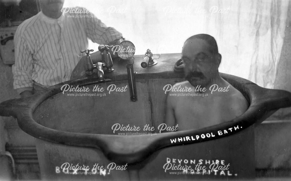 Whirlpool Bath, Devonshire Hospital, Buxton, pre 1934