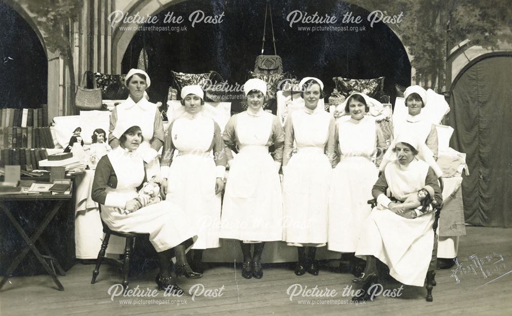 Group of nurses, Buxton, c 1920 ?