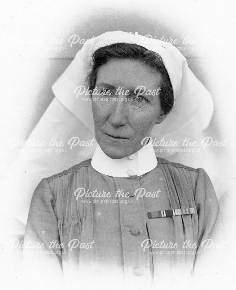 Unidentified nurse, Buxton, c 1920 ?