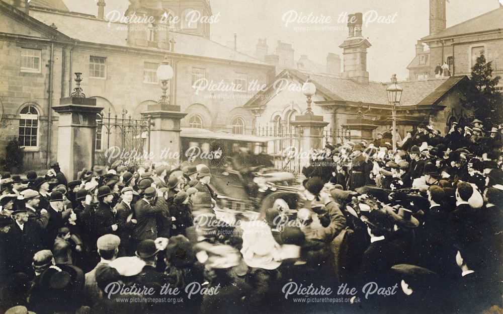 Visit of King Edward VII to the Devonshire Hospital, Buxton, 1905