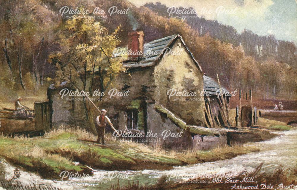 Saw mill, Ashwood Dale, c 1907