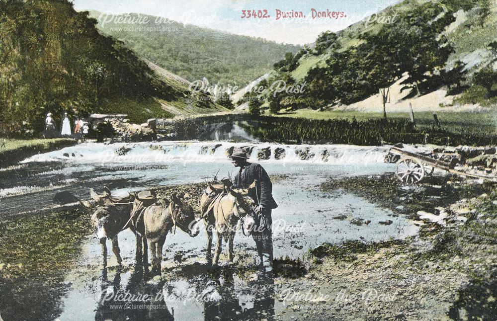 Weir in Ashwood Dale, Buxton, c 1905 ?