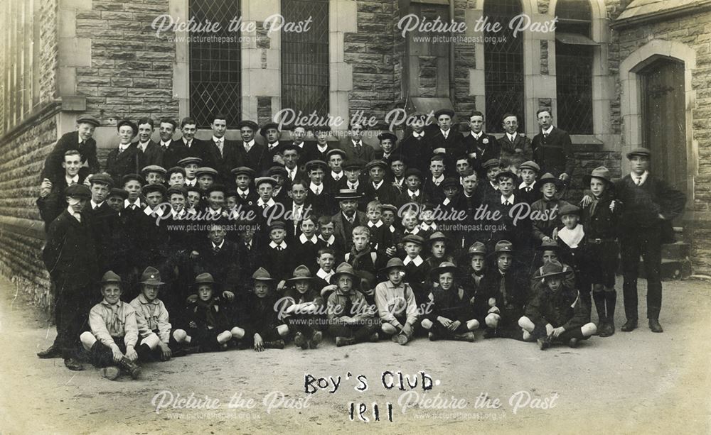 Boys Club, Buxton, 1911