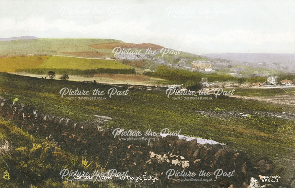 Corbar from Burbage Edge, Burbage, undated