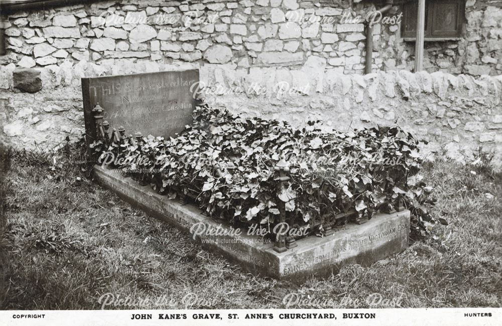 John Kane's grave, St Anne's Church, Buxton, undated