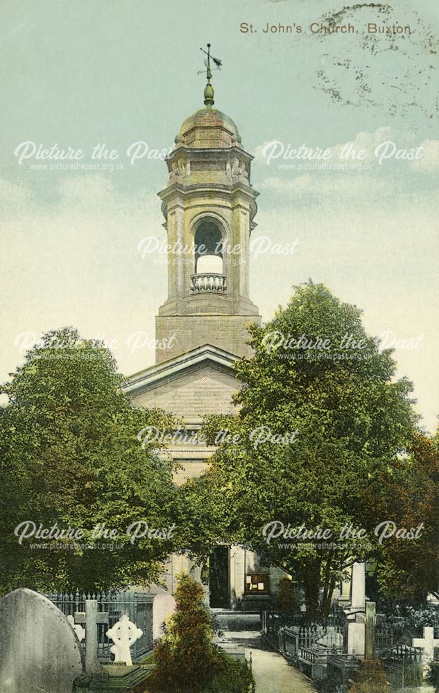 St John's Church, Buxton, c 1910