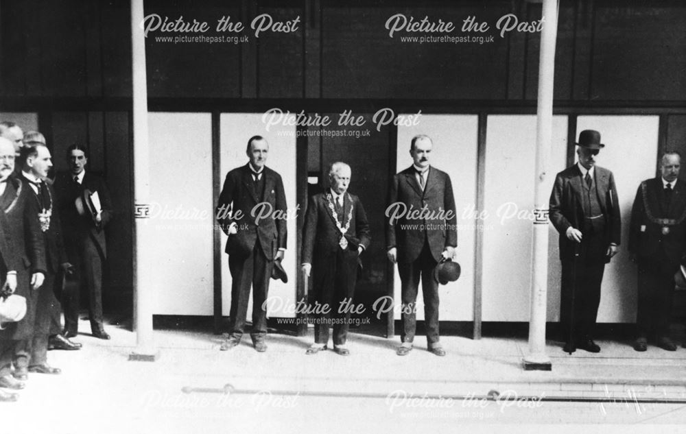 Mayor and councillors, Buxton, c 1920s ?