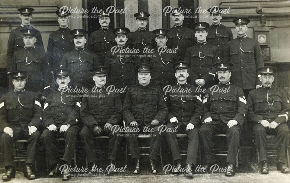 Police officers, Buxton, undated