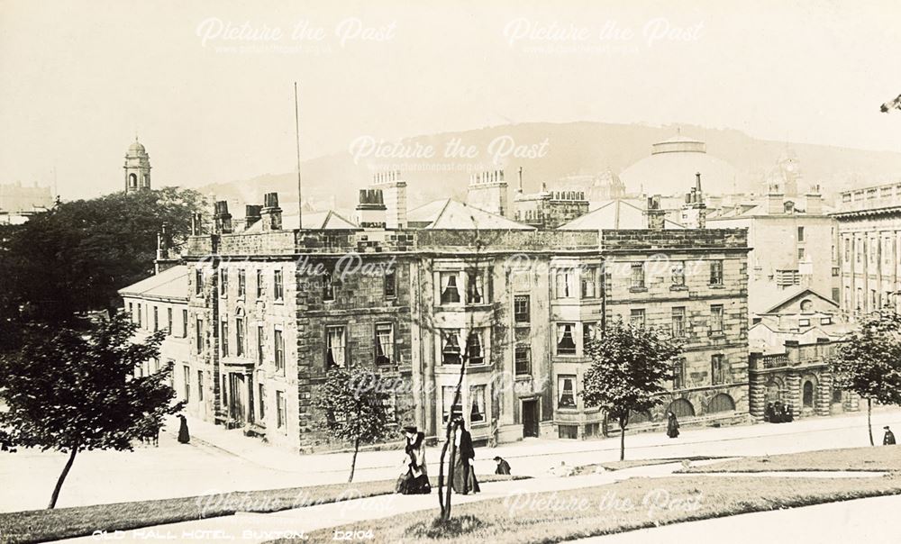Old Hall Hotel, The Crescent, Buxton, c 1908
